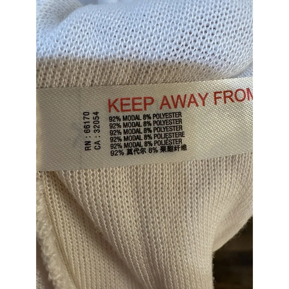Free People Movement Early Riser slouchy white cowl-neck pullover hoodie Ivory